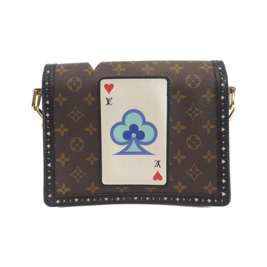 Louis Vuitton Monogram Marron Coated Canvas Shoulder Bag (Pre-Owned)