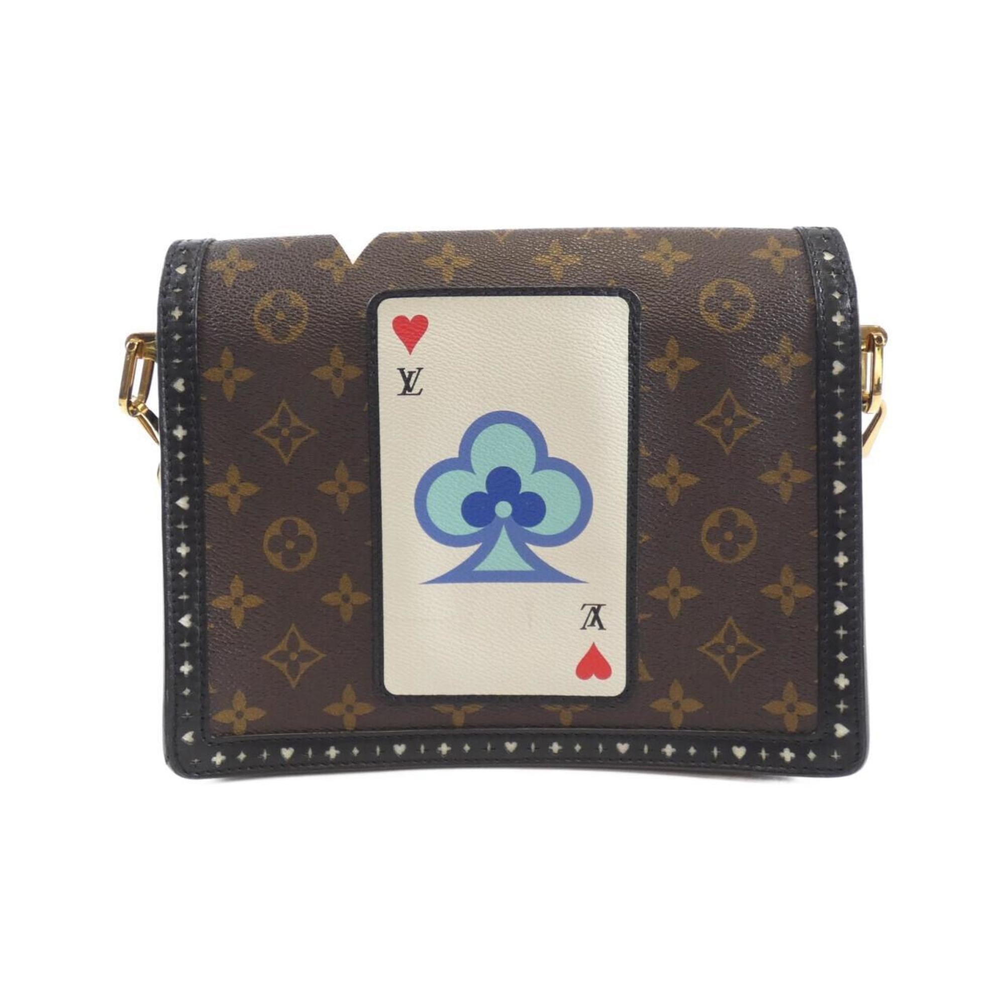 Louis Vuitton Monogram Marron Coated Canvas Shoulder Bag (Pre-Owned)