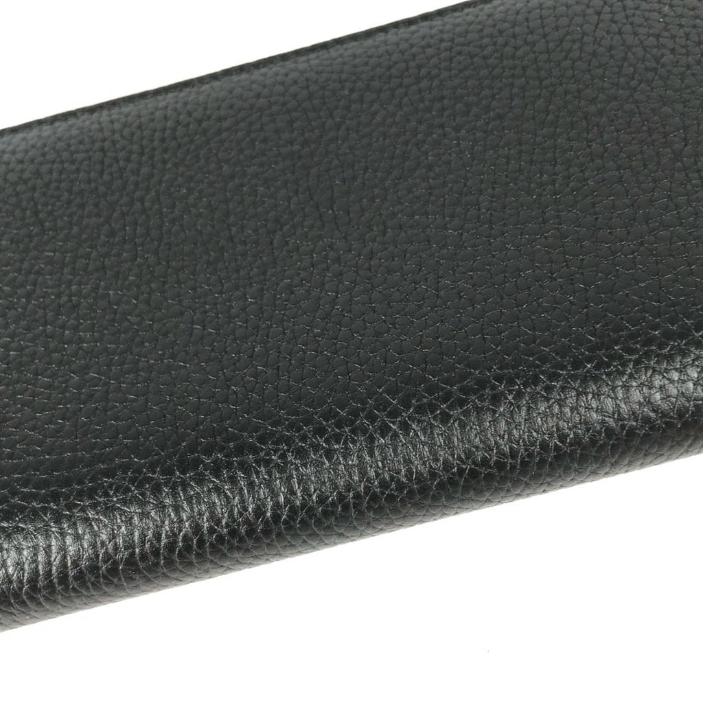 Gucci Navy Leather Long Wallet (Bi-Fold) (Pre-Owned)