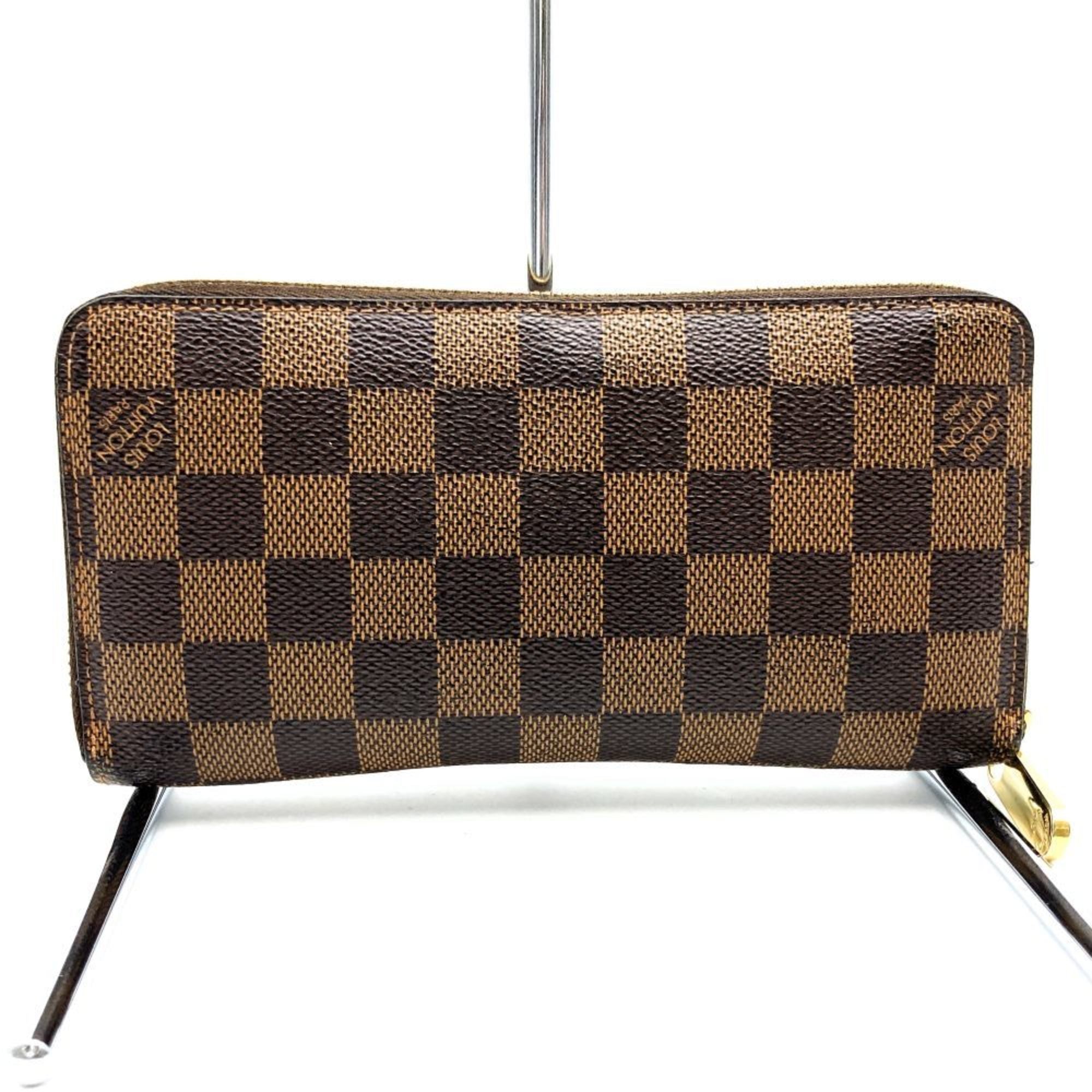 Louis Vuitton Damier Brown Damier Canvas Long Wallet (Bi-Fold) (Pre-Owned)