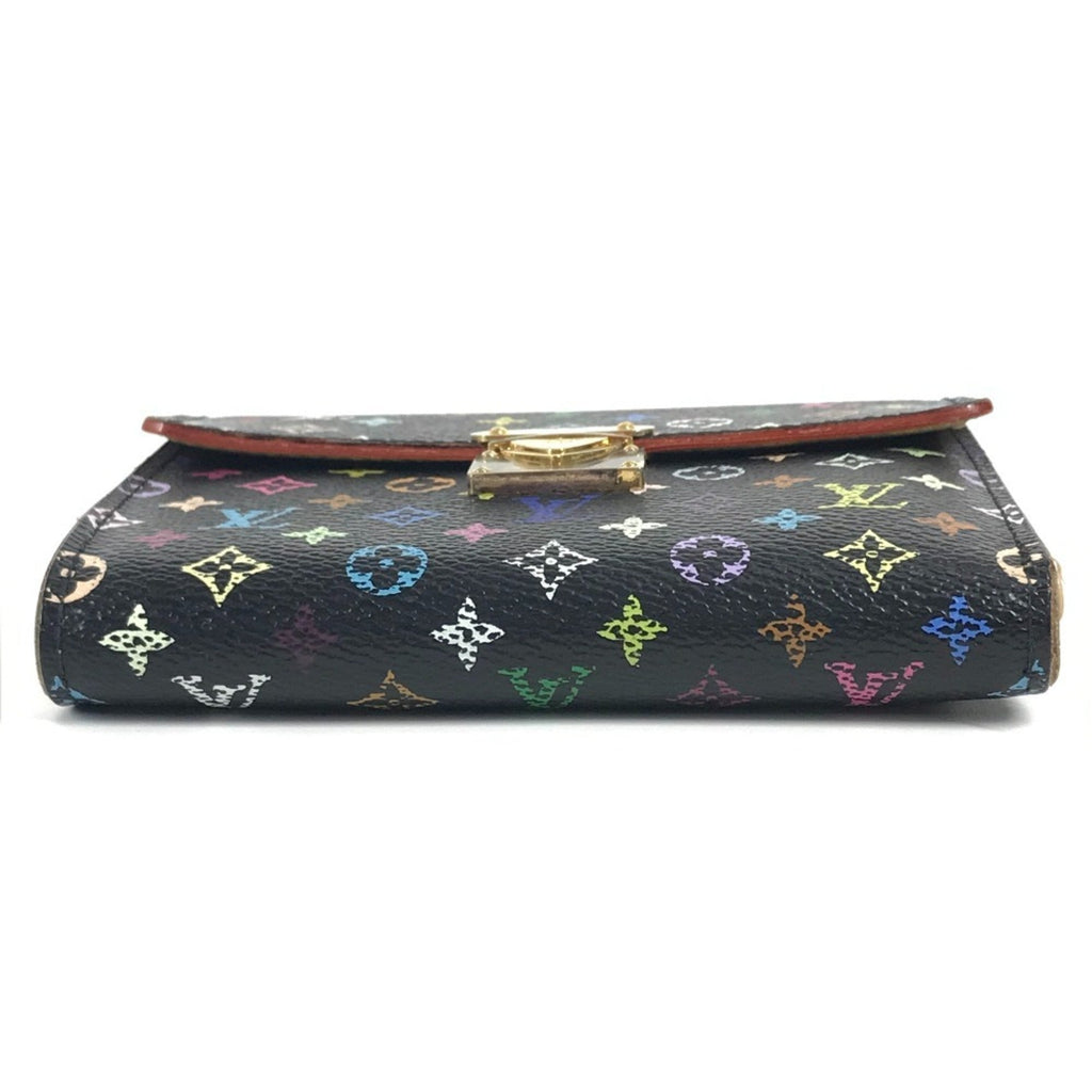 Louis Vuitton Black Monogram Multicolore Bill Wallet (Tri-Fold) (Pre-Owned)