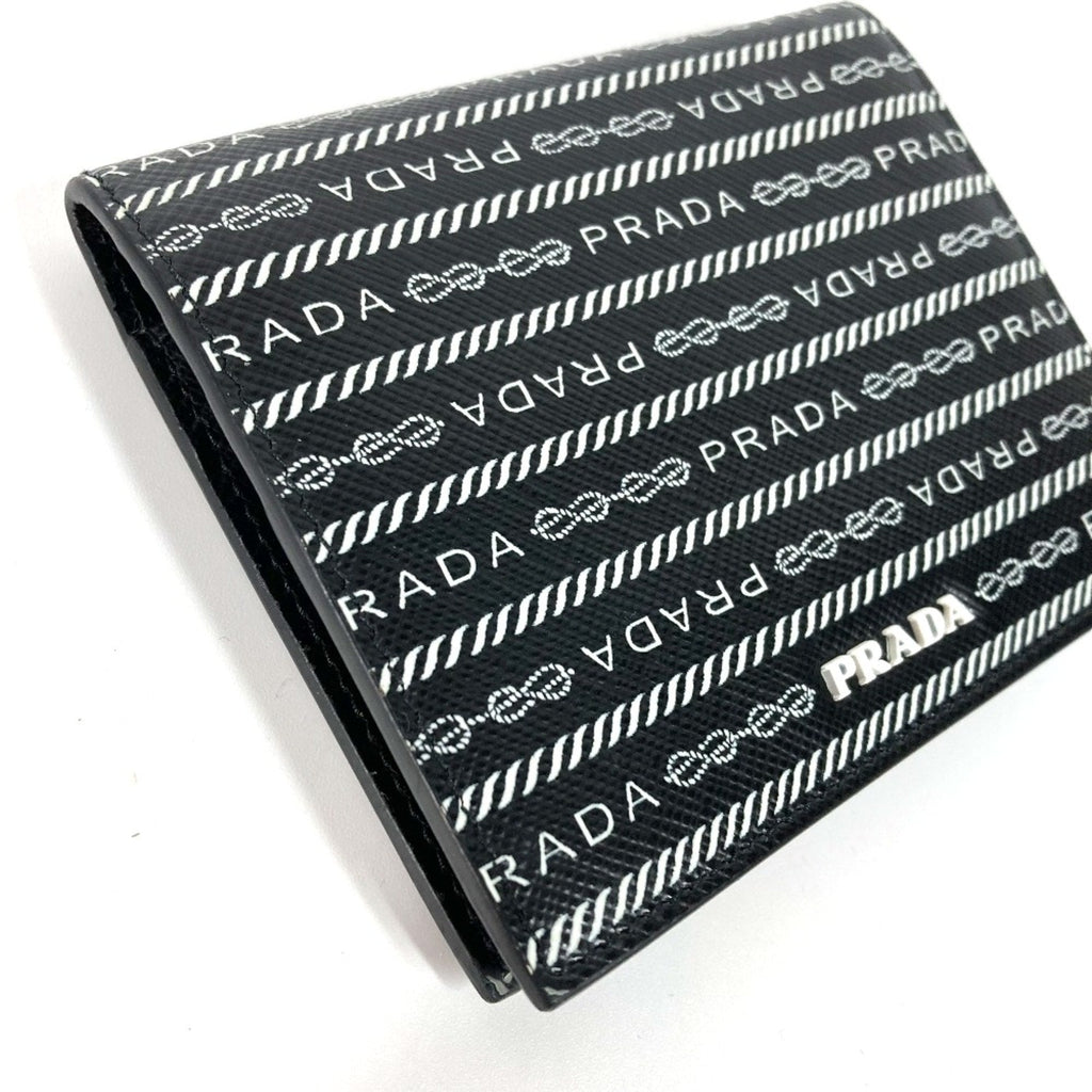 Prada Black Leather Wallet (Bi-Fold) (Pre-Owned)