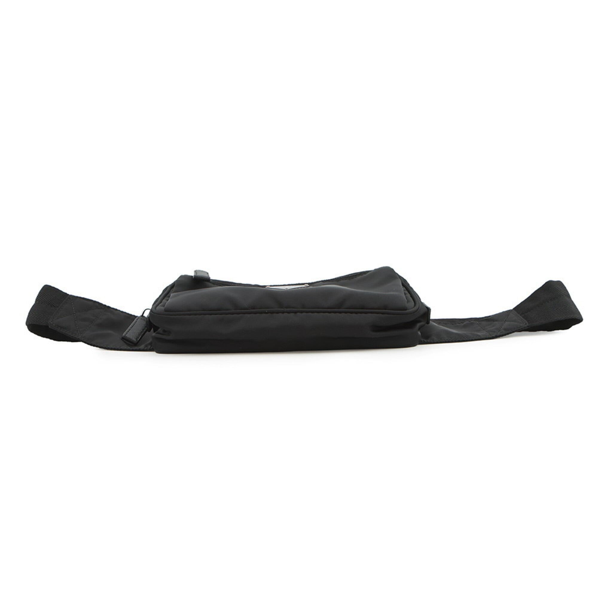 Prada Saffiano Black Nylon Sling Bag (Pre-Owned)