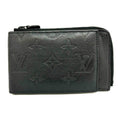 Louis Vuitton Black Monogram Shadow Leather Coin Purse/Coin Case (Pre-Owned)