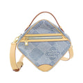 Louis Vuitton Blue Cotton Canvas Shoulder Bag (Pre-Owned)