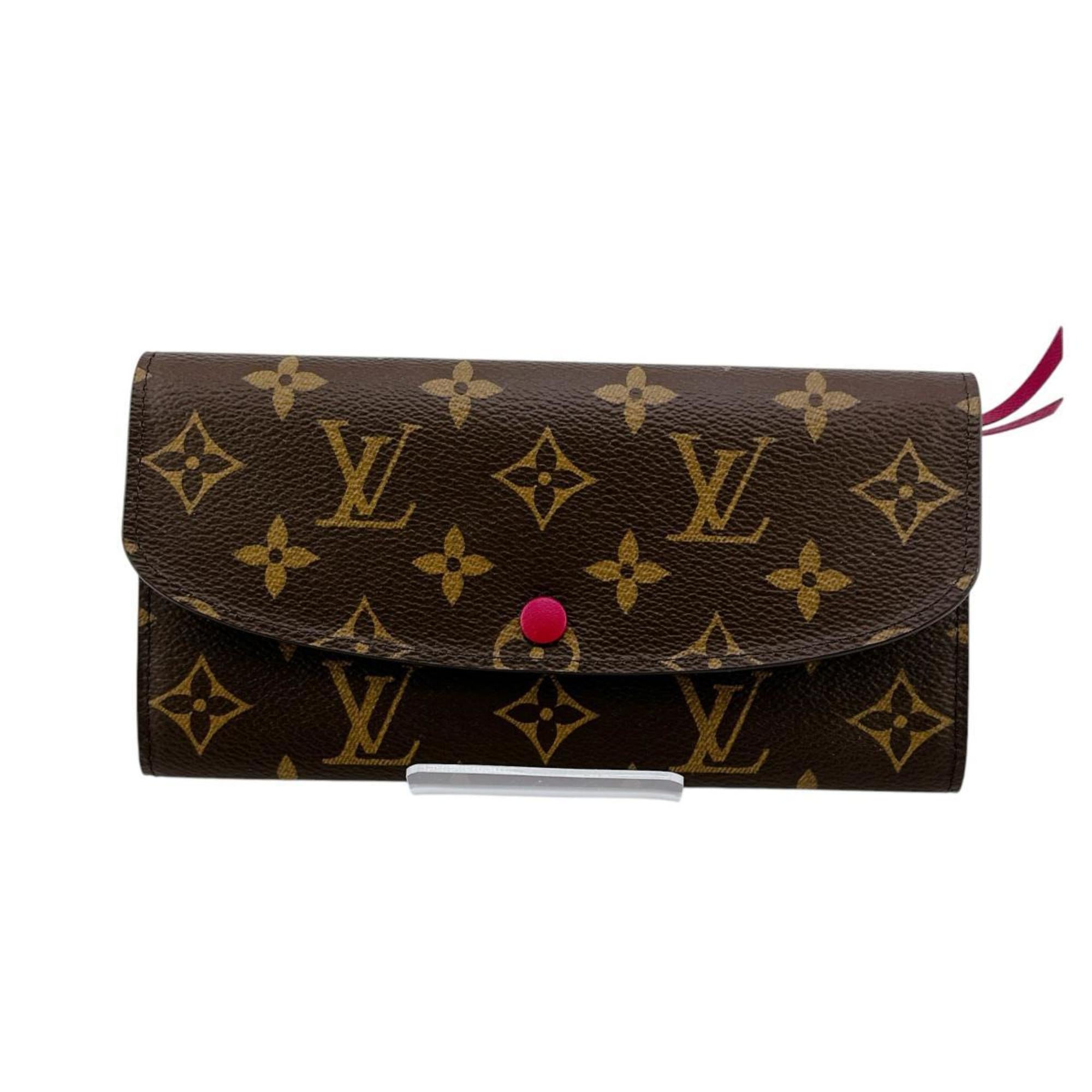 Louis Vuitton Monogram Brown Rouge Monogram Long Wallet (Bi-Fold) (Pre-Owned)