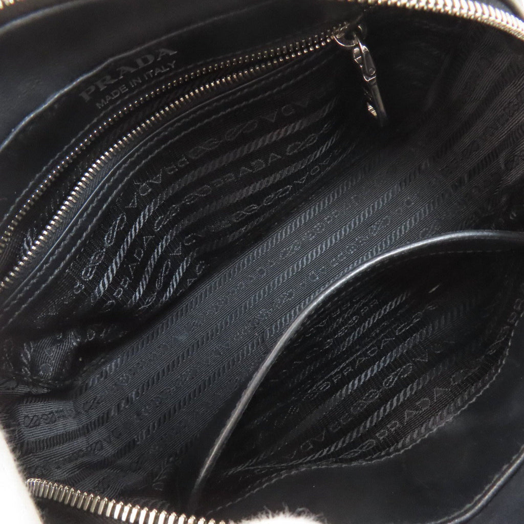 Prada Black Leather Shoulder Bag (Pre-Owned)