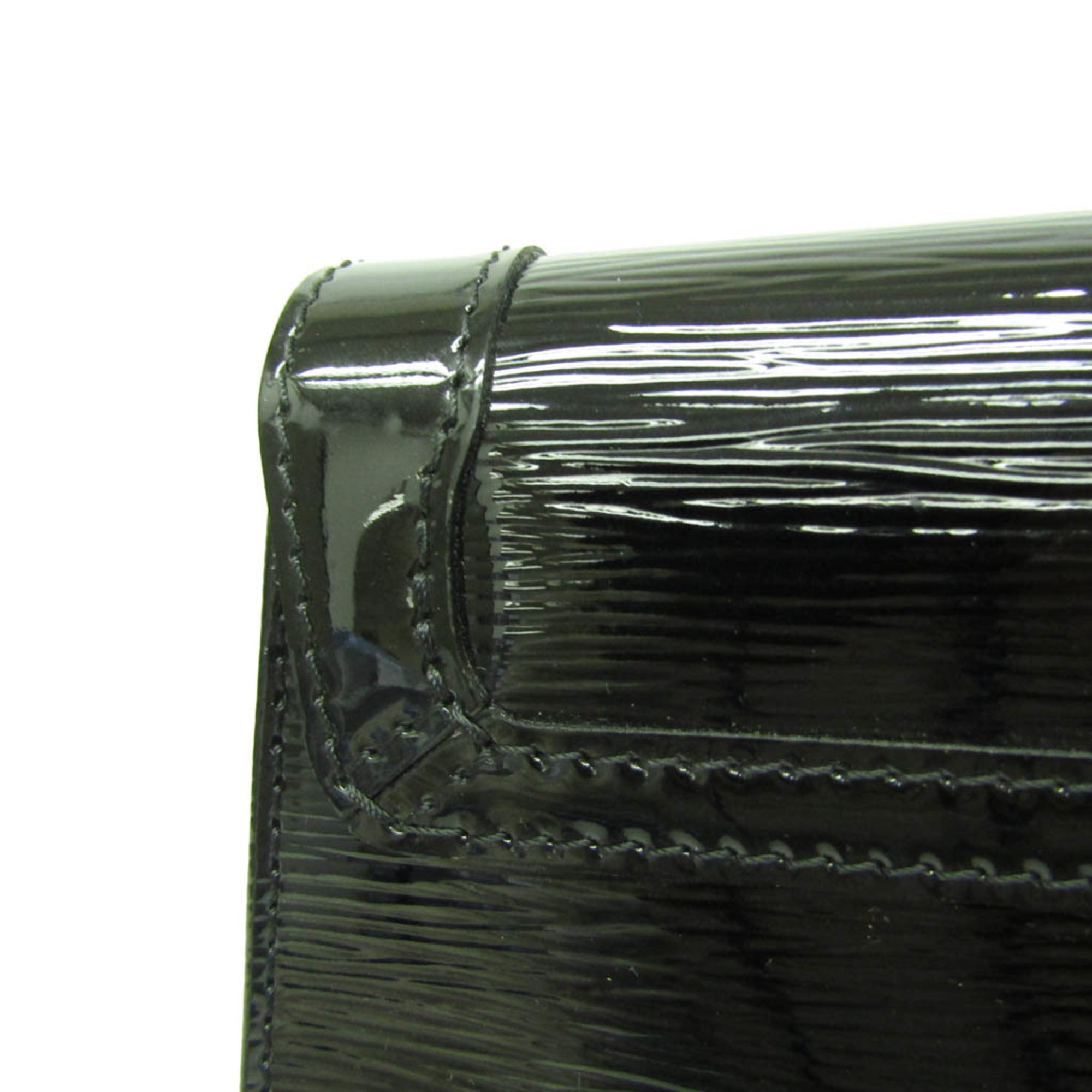 Louis Vuitton Epi Electric Noir Patent Leather Shoulder Bag (Pre-Owned)