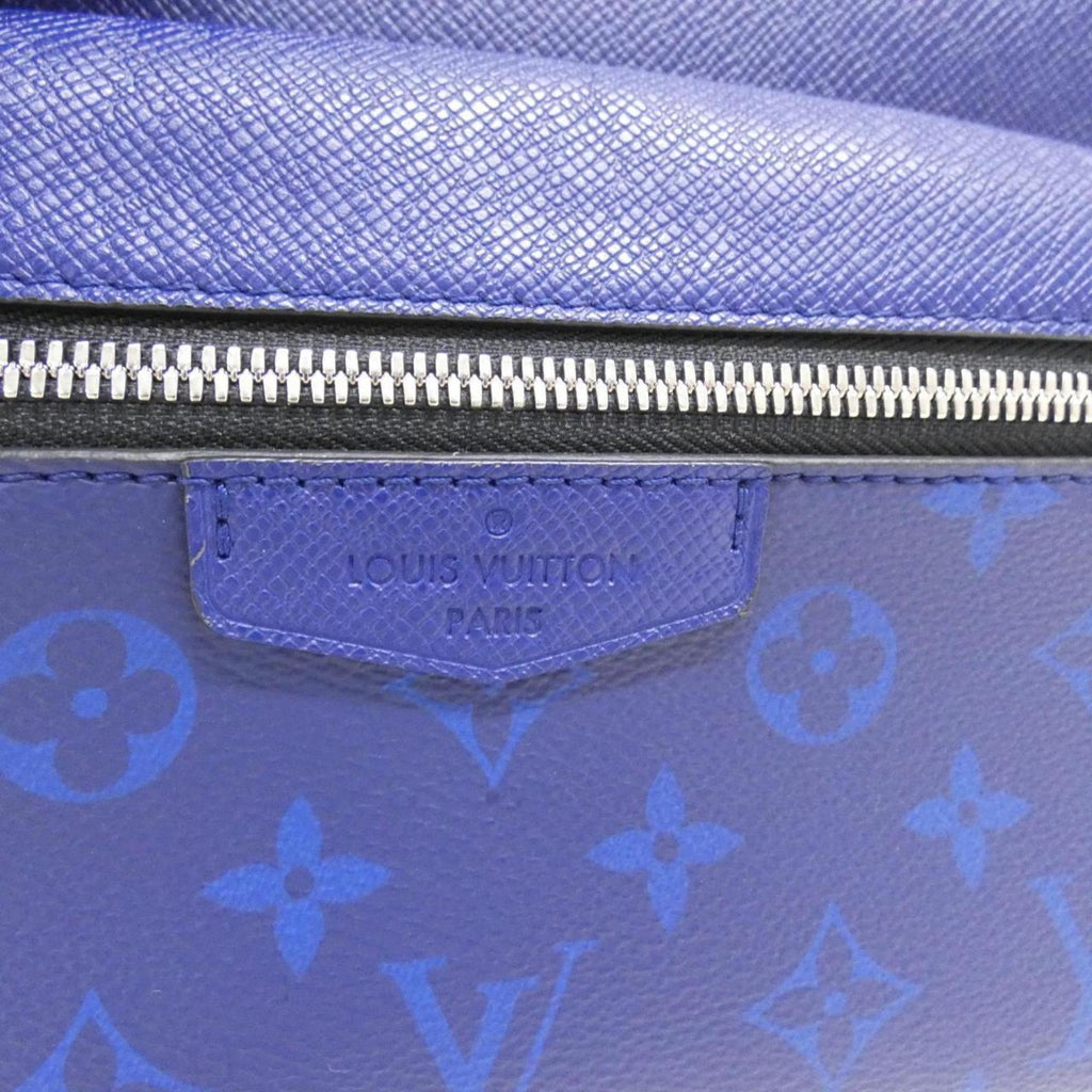 Louis Vuitton Cobalt Coated Canvas Leather Shoulder Bag (Pre-Owned)