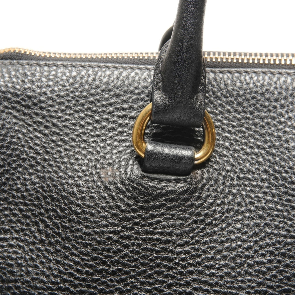 Prada Black Leather Handbag (Pre-Owned)
