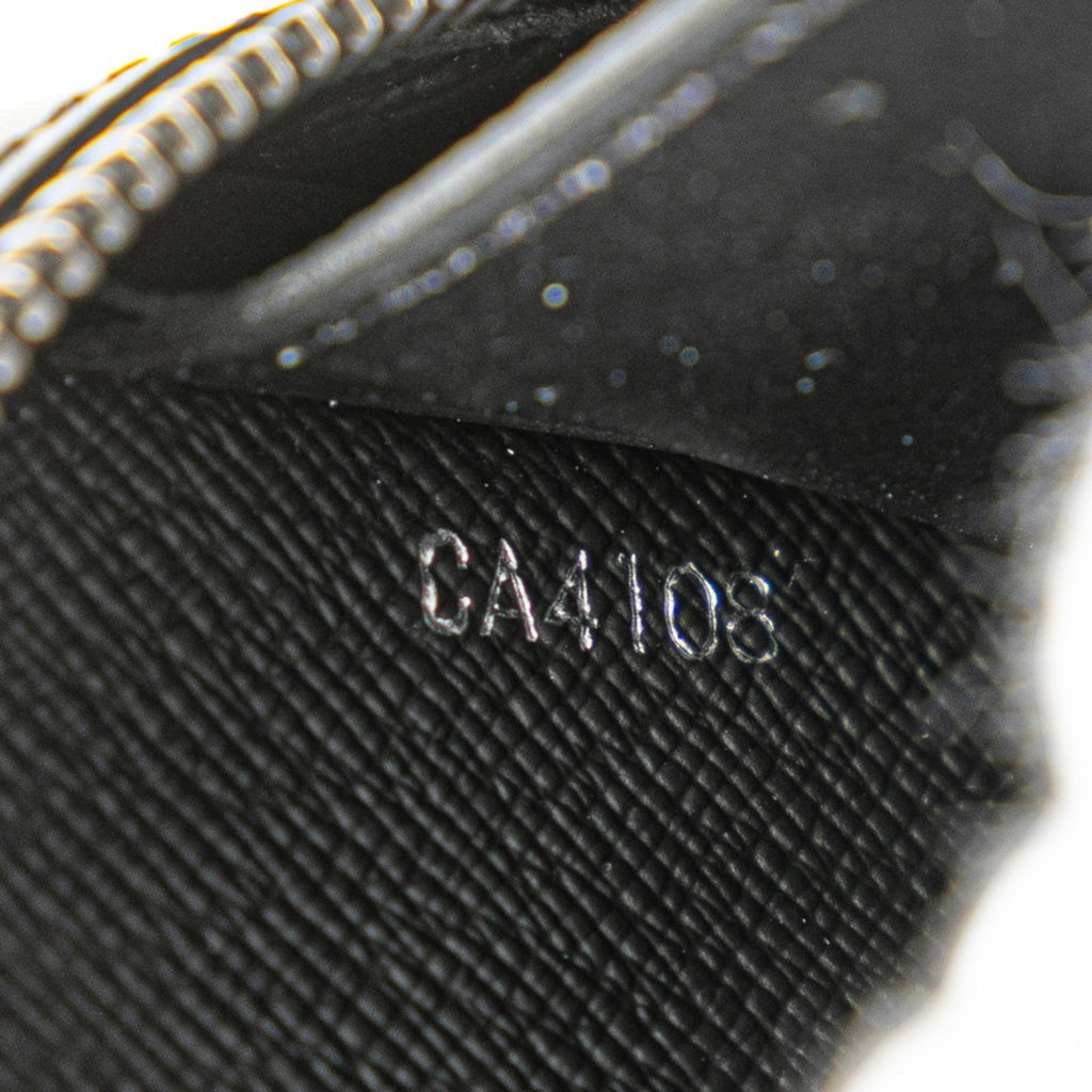 Louis Vuitton Black Pvc Leather Long Wallet (Bi-Fold) (Pre-Owned)
