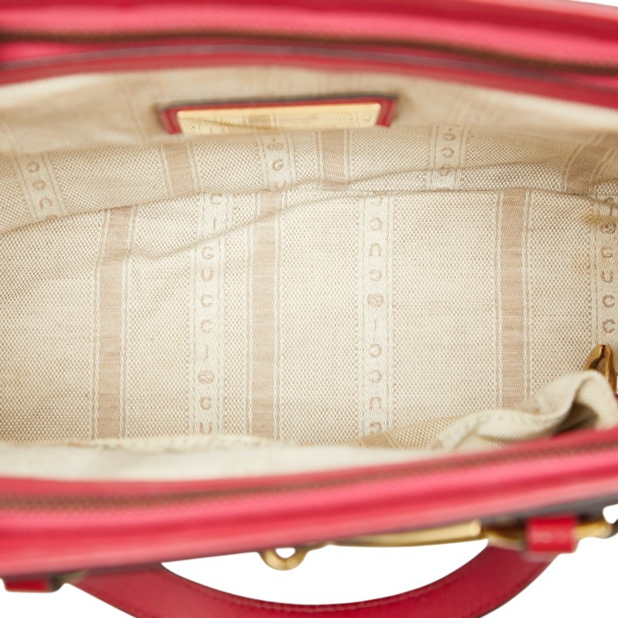 Gucci Pink Patent Leather Handbag (Pre-Owned)