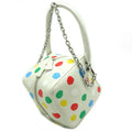 Louis Vuitton Multi-Color White Leather Shoulder Bag (Pre-Owned)