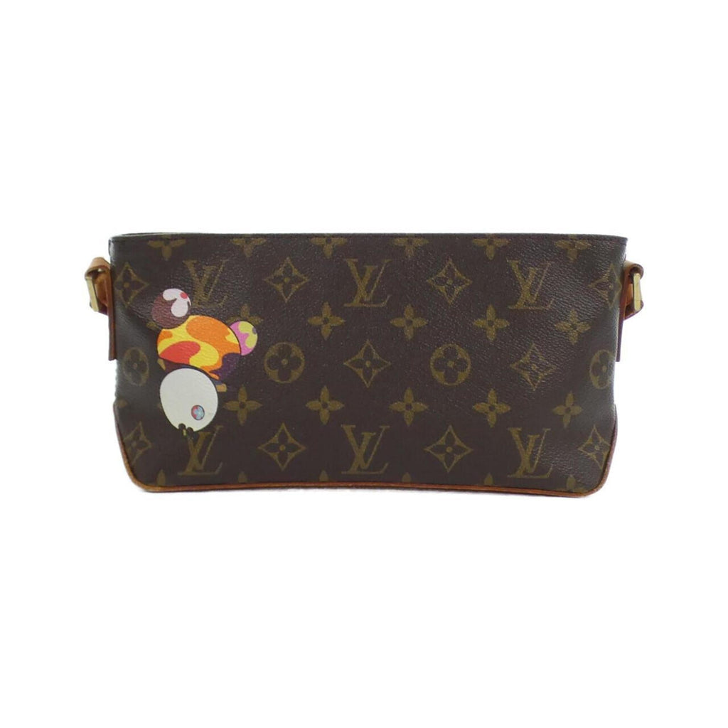 Louis Vuitton Brown Marron Monogram Panda Coated Canvas Shoulder Bag (Pre-Owned)