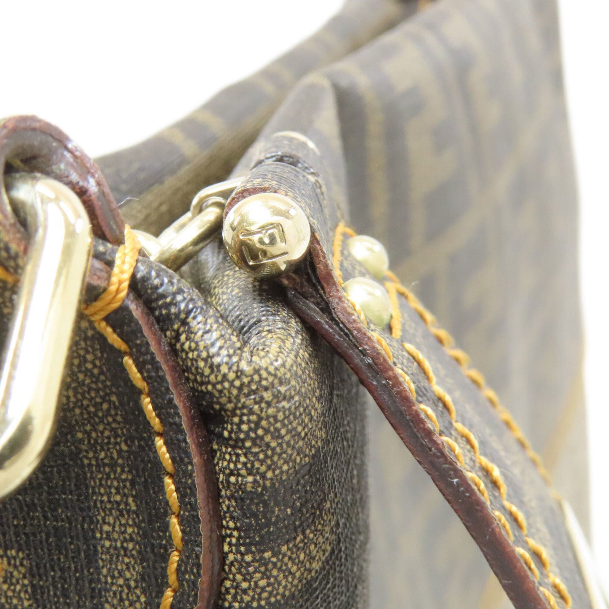 Fendi Brown Pvc Shoulder Bag (Pre-Owned)