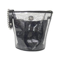 Chanel Black Clear Pvc Leather Shoulder Bag (Pre-Owned)