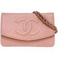 Chanel Pink Caviar Leather Shoulder Bag (Pre-Owned)