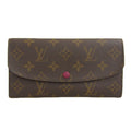 Louis Vuitton Fuchsia Monogram Purple Red Color Pvc Long Wallet (Bi-Fold) (Pre-Owned)
