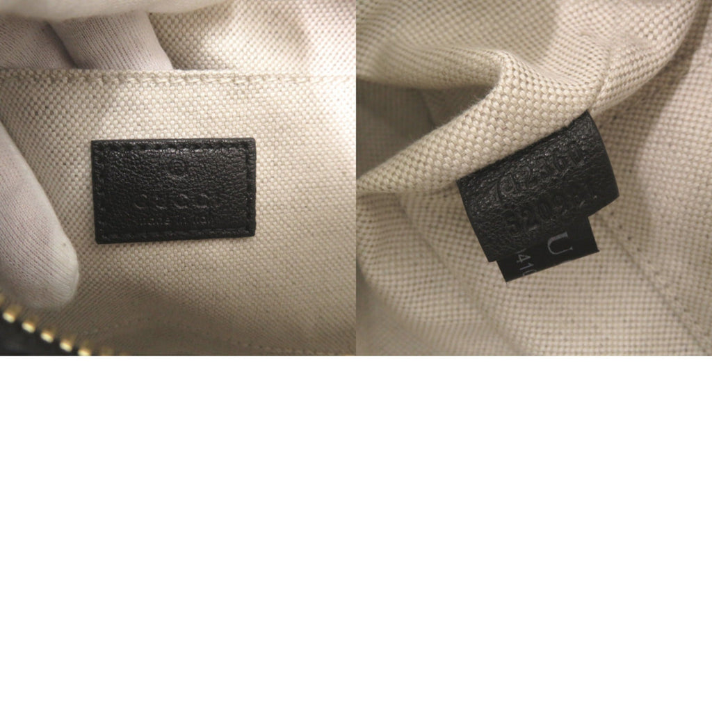 Gucci Black Leather Shoulder Bag (Pre-Owned)