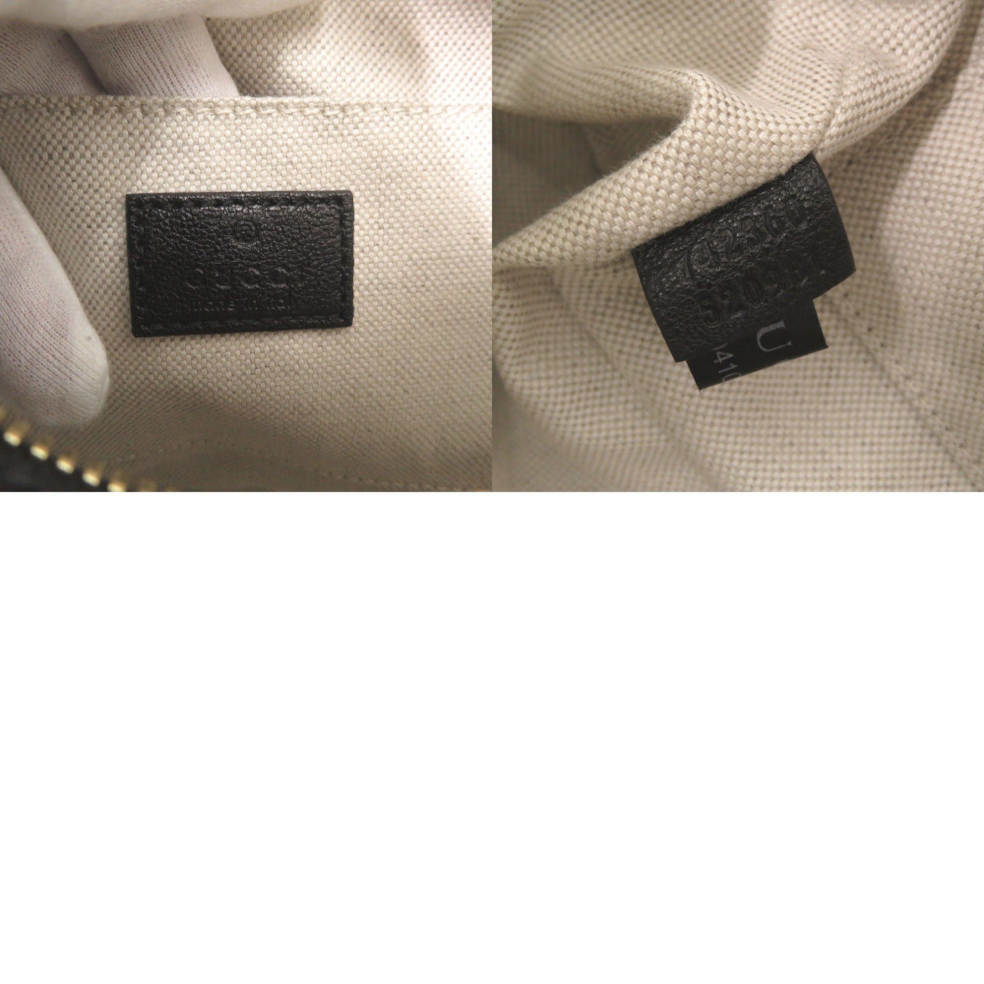 Gucci Black Leather Shoulder Bag (Pre-Owned)
