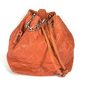 Chanel Orange Caviar Leather Backpack Shoulder Bag (Pre-Owned)