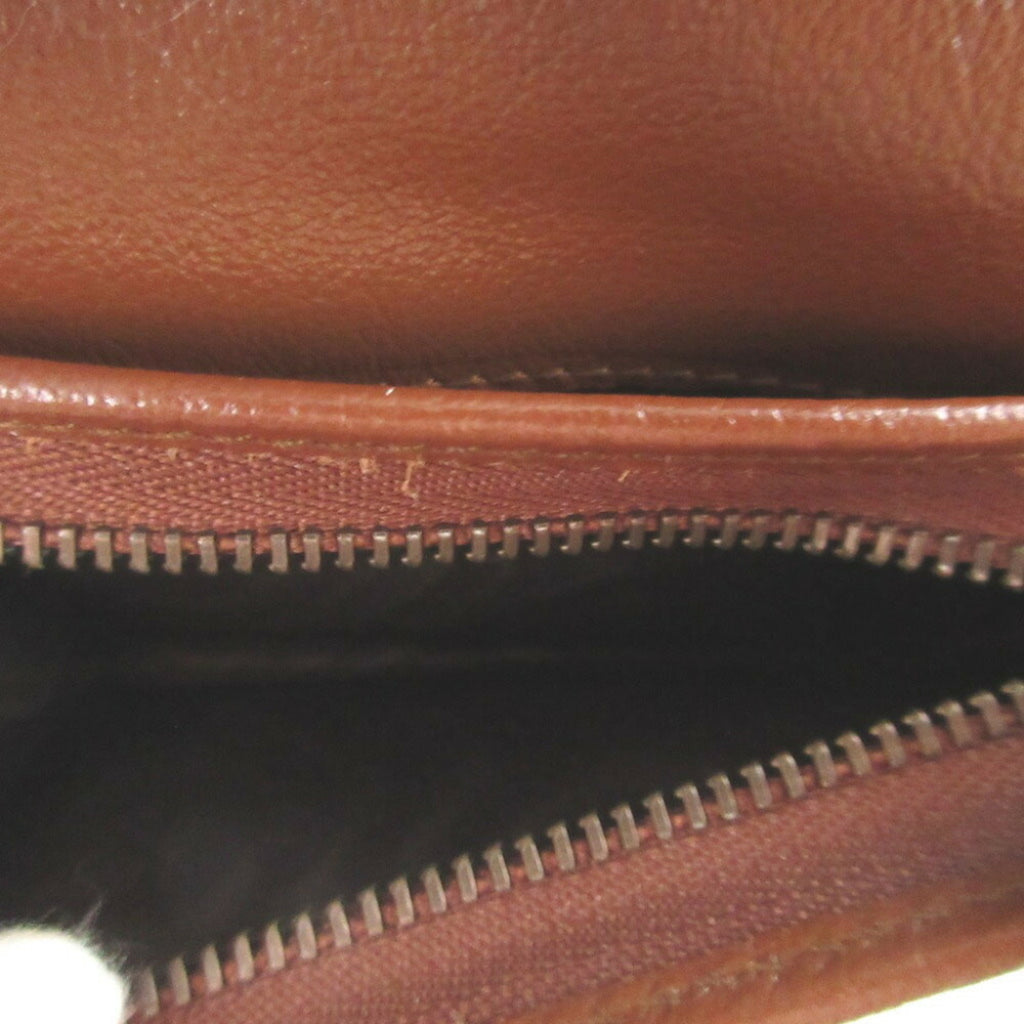 Gucci Brown Leather Coin Purse/Coin Case (Pre-Owned)