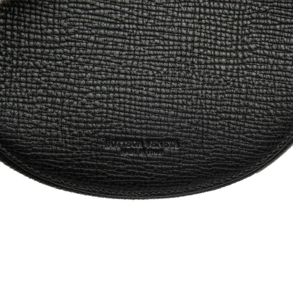 Bottega Veneta Black Leather Handbag Pouch Shoulder Bag (Pre-Owned)