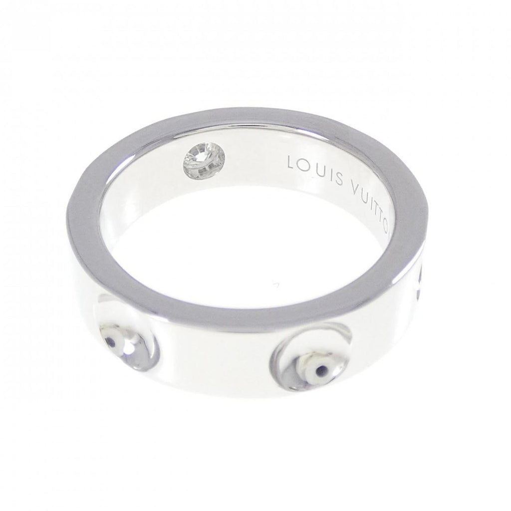 Louis Vuitton White Gold (18K) Band Ring (Pre-Owned)