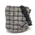 Chanel Gray Tweed Shoulder Bag (Pre-Owned)