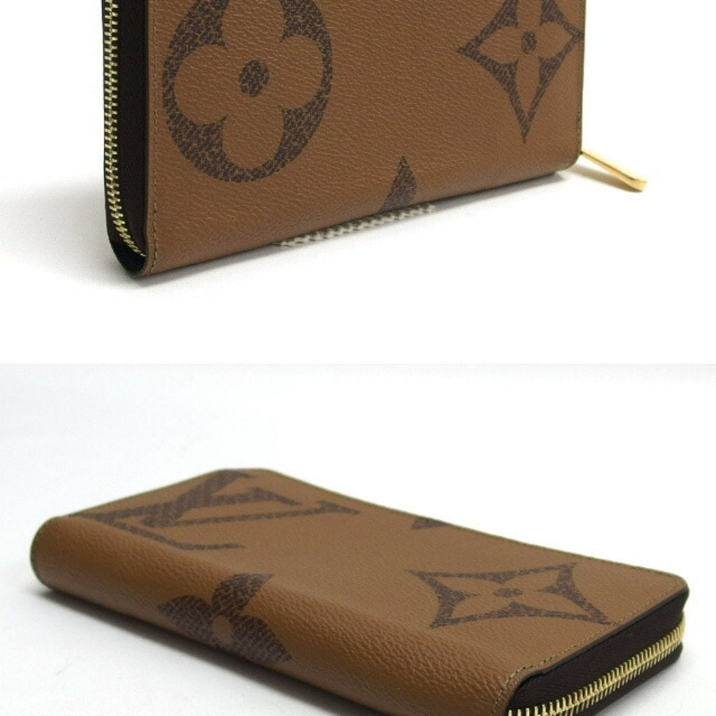Louis Vuitton Brown Monogram Reverse Long Wallet (Bi-Fold) (Pre-Owned)