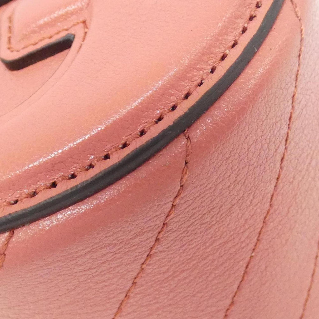 Gucci Pink Leather Shoulder Bag (Pre-Owned)