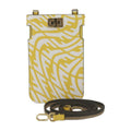 Fendi Yellow Leather Pochette Pouch Shoulder Bag (Pre-Owned)