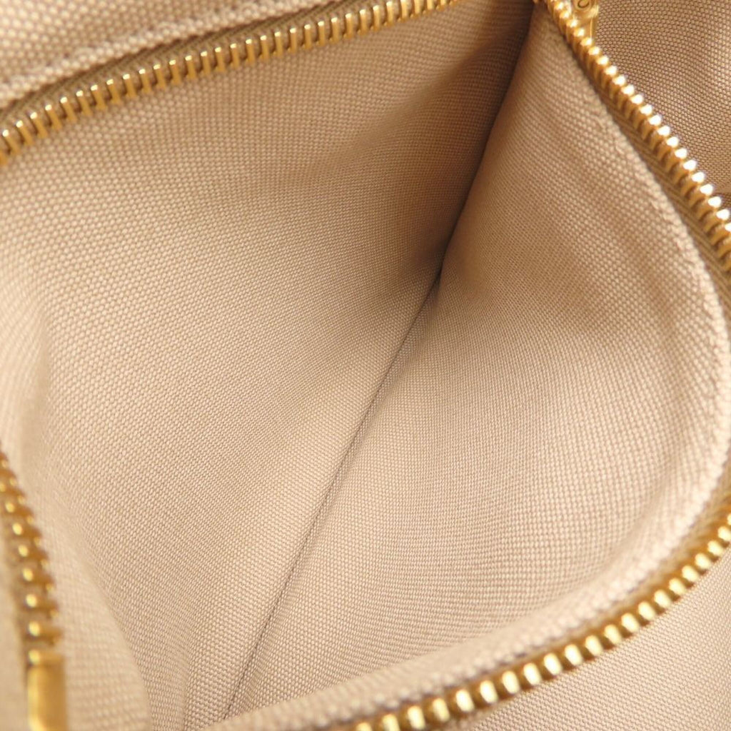 Prada Beige Canvas Handbag (Pre-Owned)