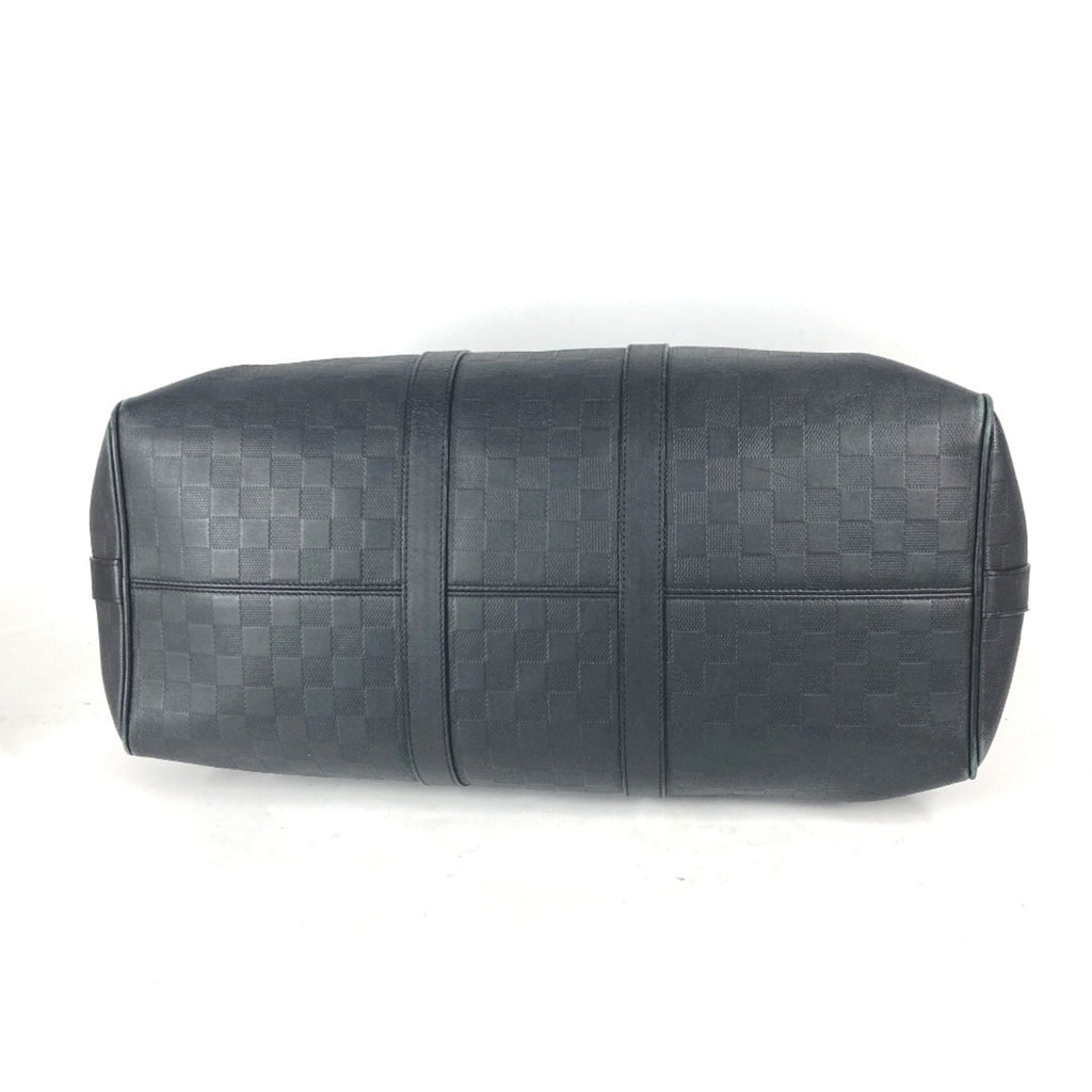 Louis Vuitton Black Onyx Damier Infini Boston Bag Shoulder Bag (Pre-Owned)