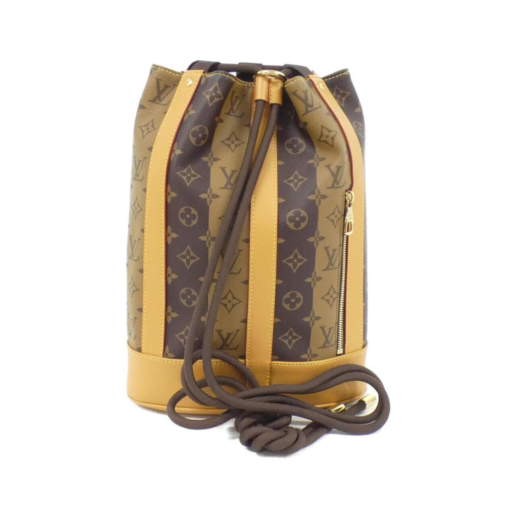 Louis Vuitton Marron Coated Canvas Shoulder Bag (Pre-Owned)
