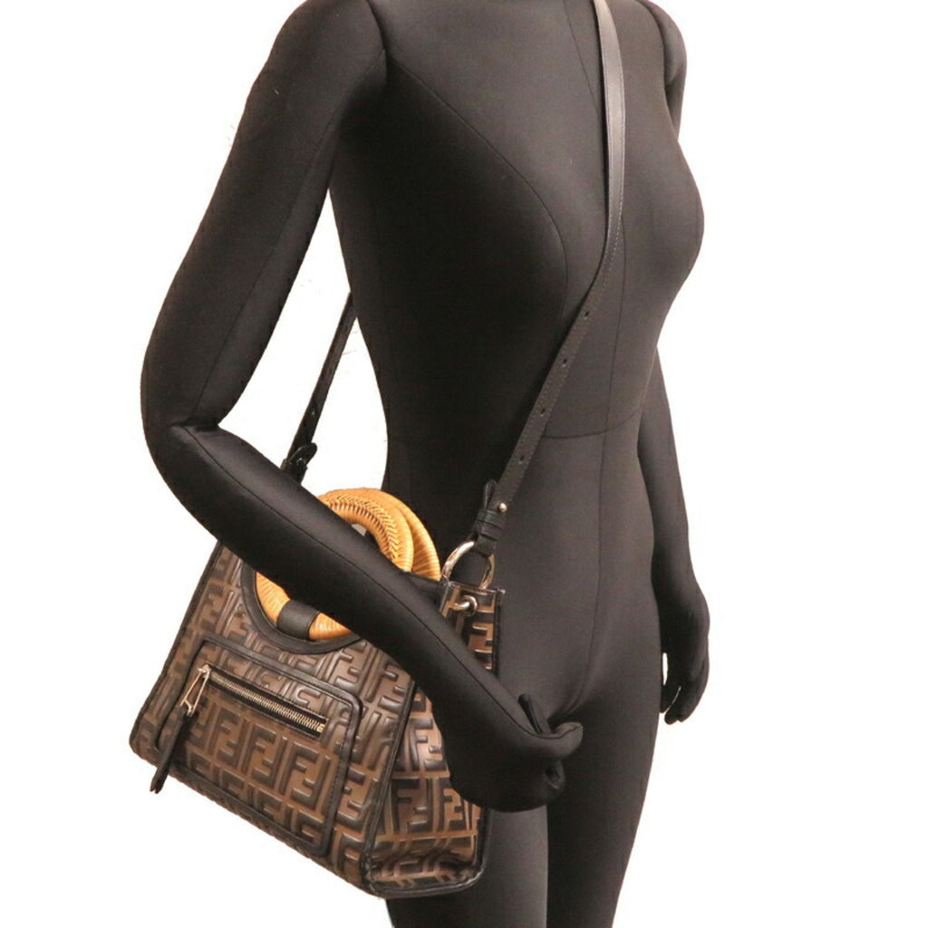 Fendi Brown Leather Handbag (Pre-Owned)