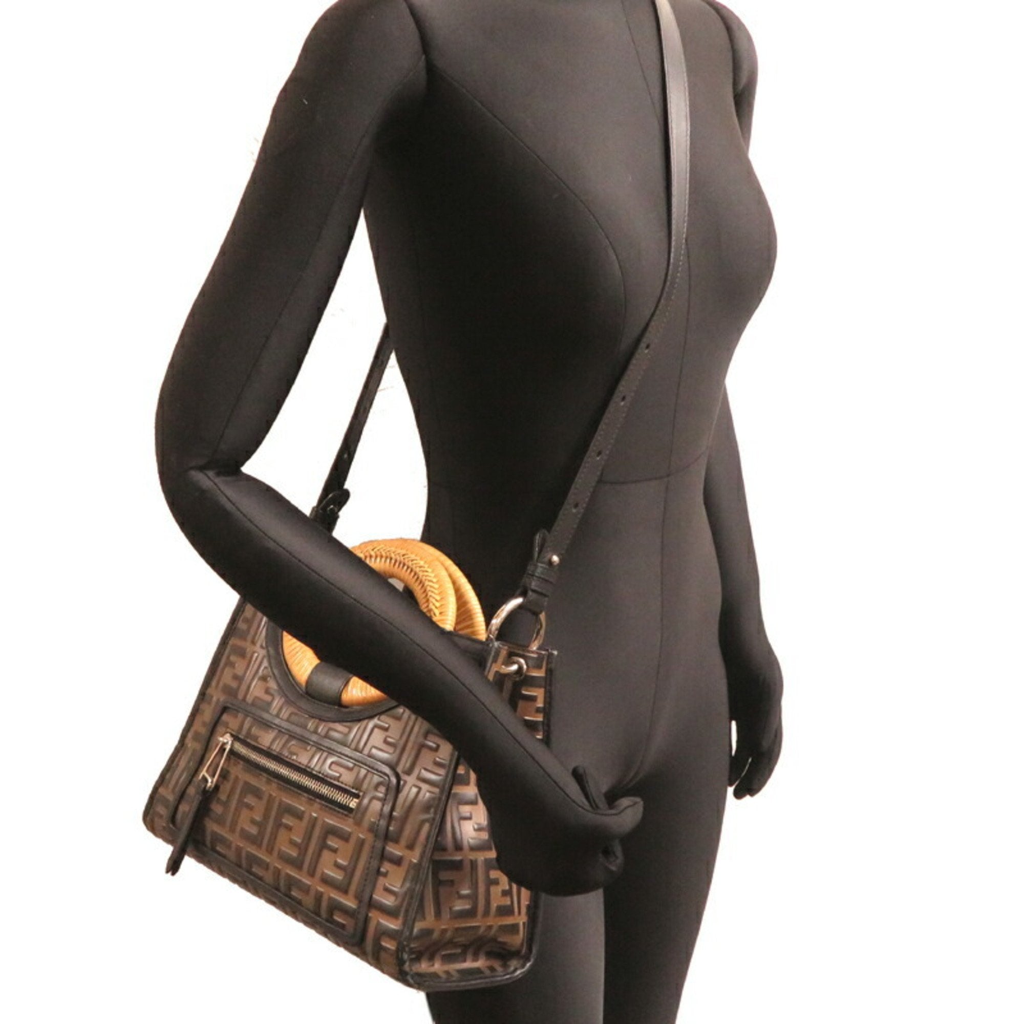 Fendi Brown Leather Handbag (Pre-Owned)