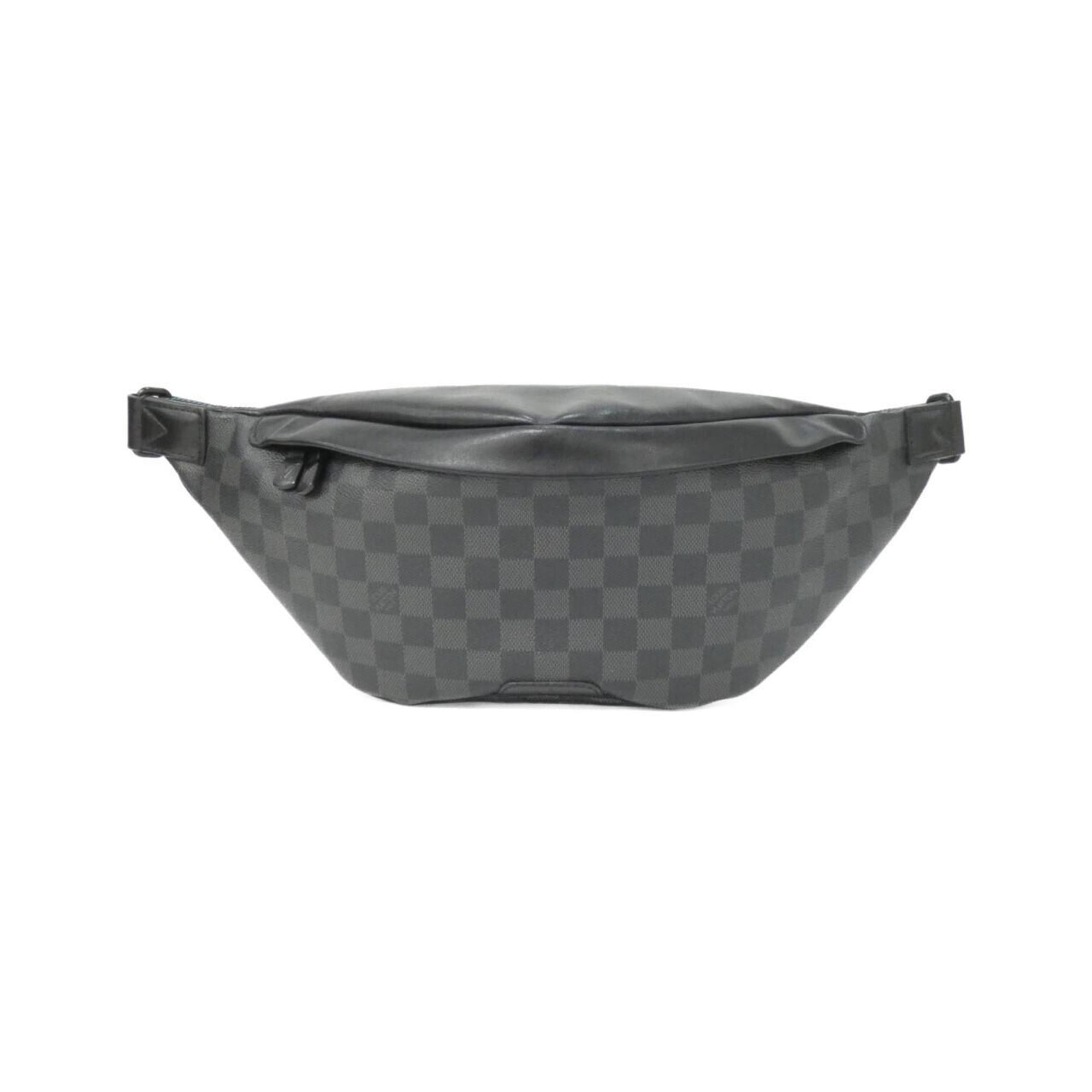 Louis Vuitton Graphite Coated Canvas Shoulder Bag (Pre-Owned)