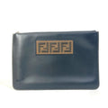 Fendi Black Leather Clutch Bag (Pre-Owned)