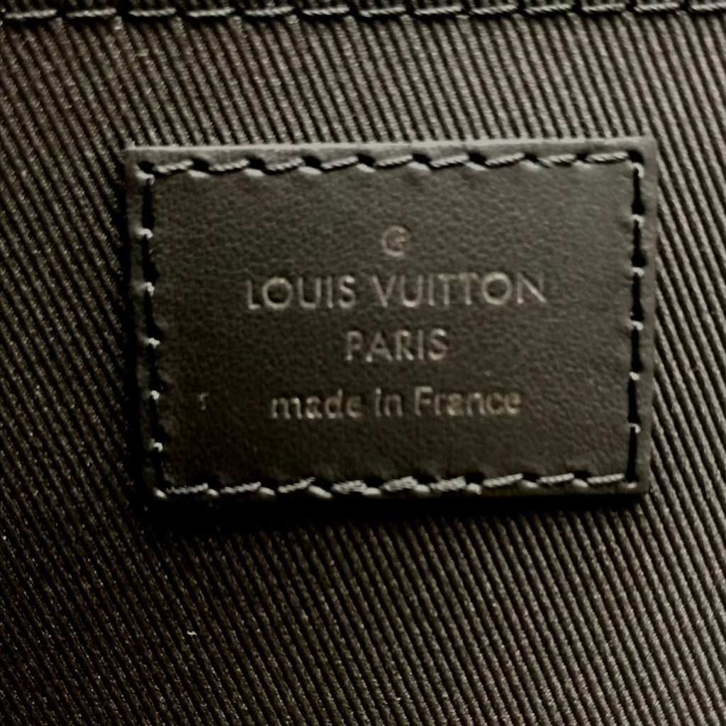 Louis Vuitton Brown Ebene Damier Canvas Clutch Bag Pochette (Pre-Owned)