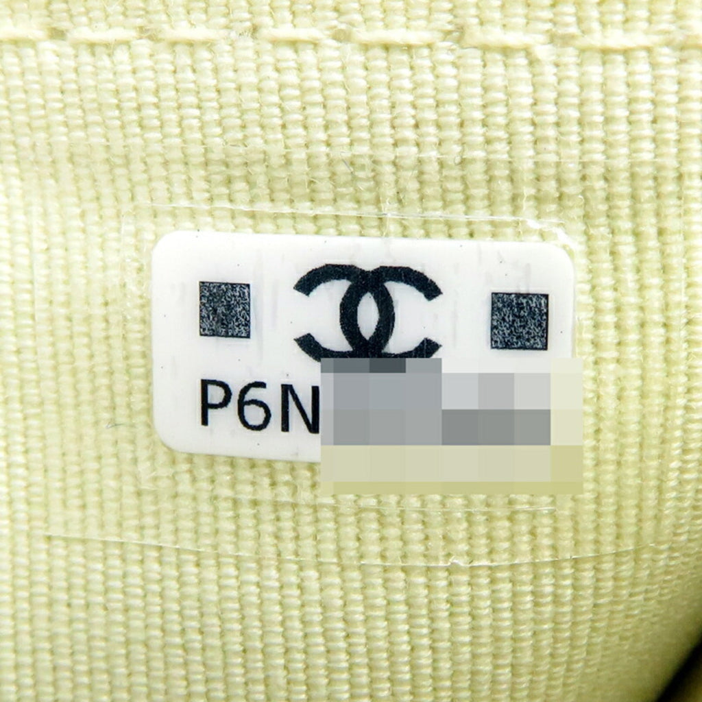 Chanel Cream White Grained Calfskin Wallet (Tri-Fold) (Pre-Owned)