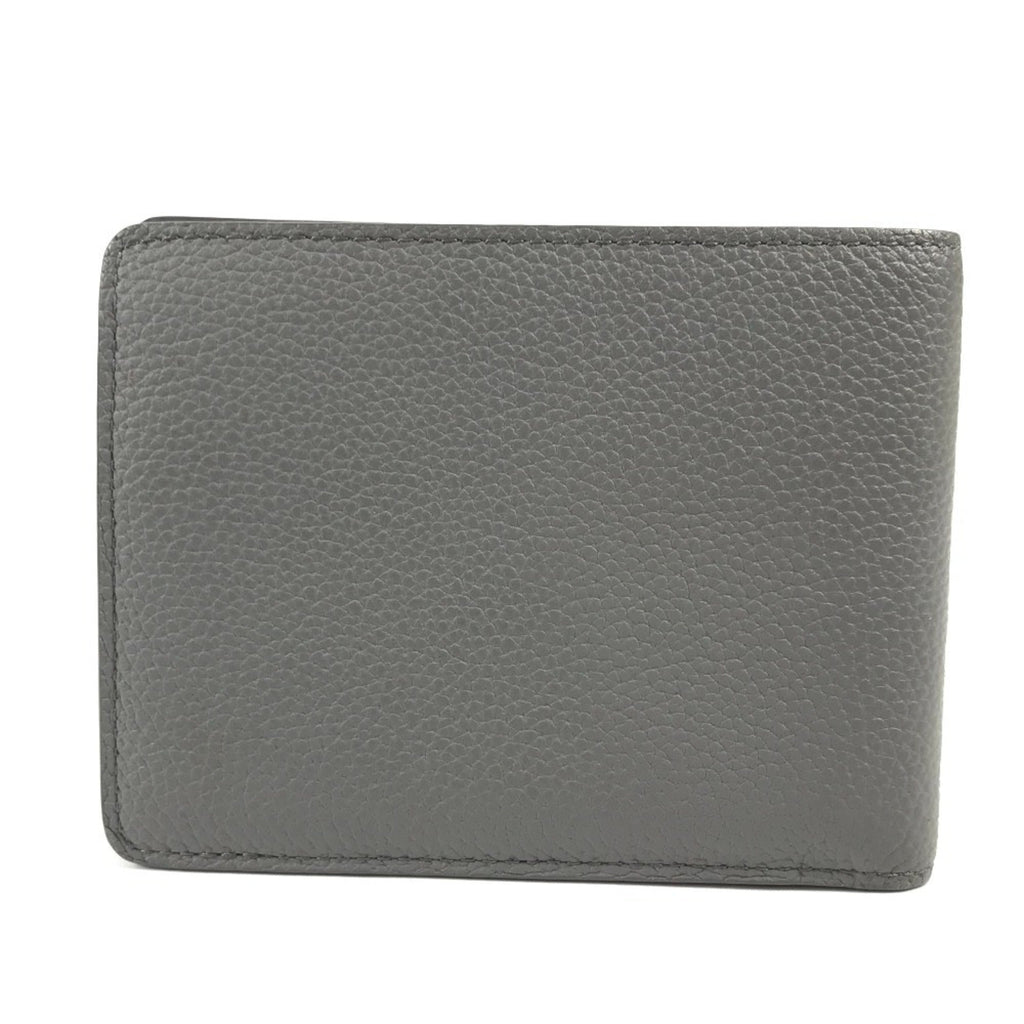 Louis Vuitton Gray Leather Wallet (Bi-Fold) (Pre-Owned)