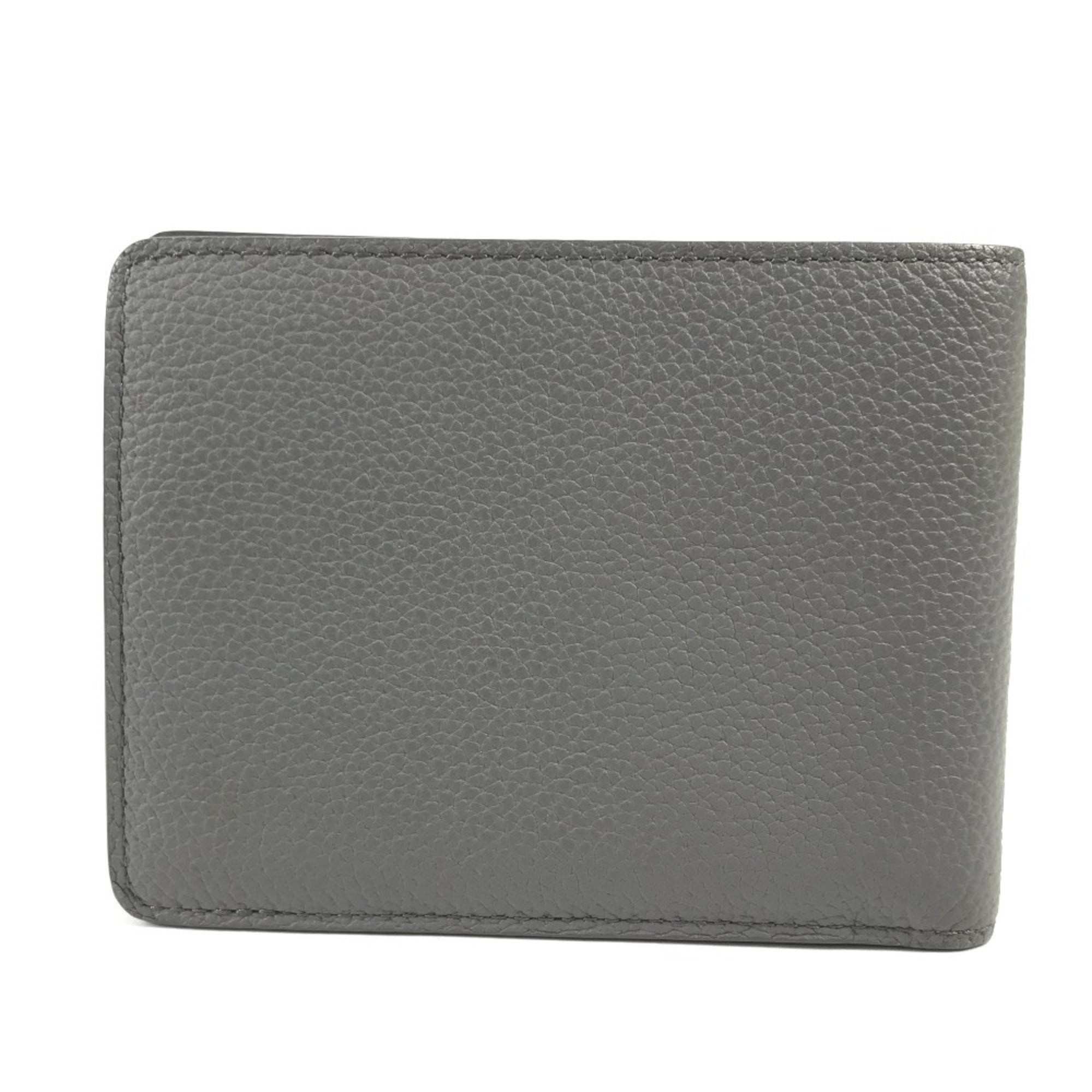 Louis Vuitton Gray Leather Wallet (Bi-Fold) (Pre-Owned)