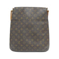 Louis Vuitton Marron Coated Canvas Shoulder Bag (Pre-Owned)