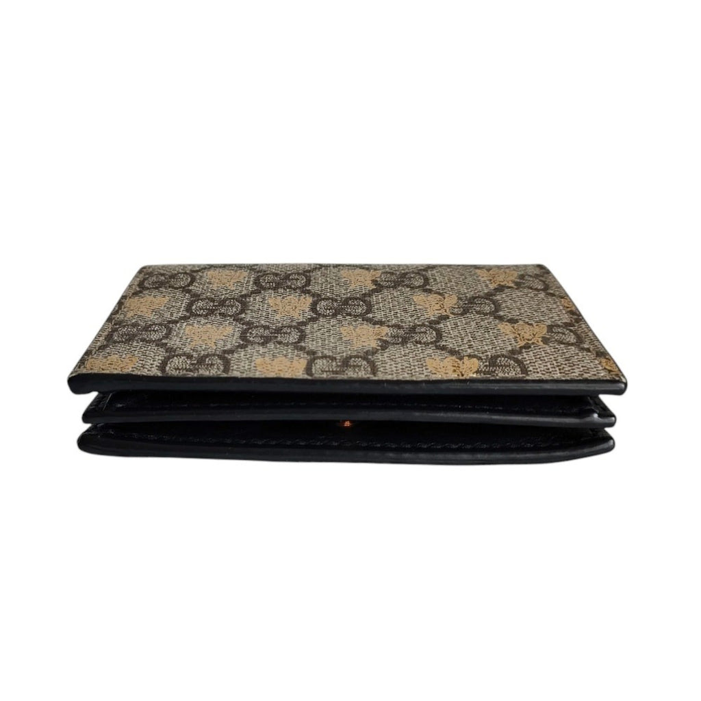 Gucci Beige Brown Gg Supreme Wallet (Bi-Fold) (Pre-Owned)