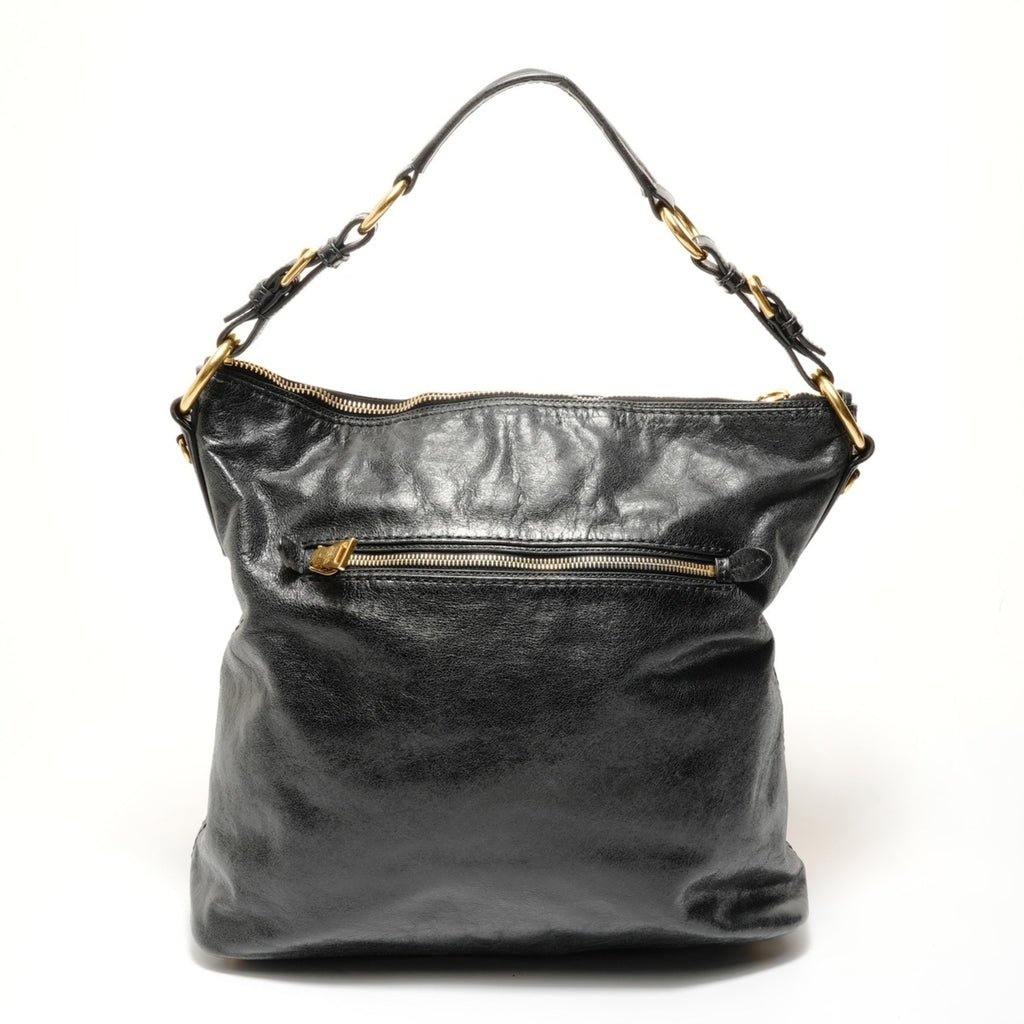 Prada Black Leather Shoulder Bag (Pre-Owned)