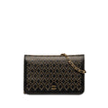 Chanel Black Suede Chain/Shoulder Wallet (Pre-Owned)