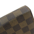 Louis Vuitton Ebene Pvc Long Wallet (Bi-Fold) (Pre-Owned)