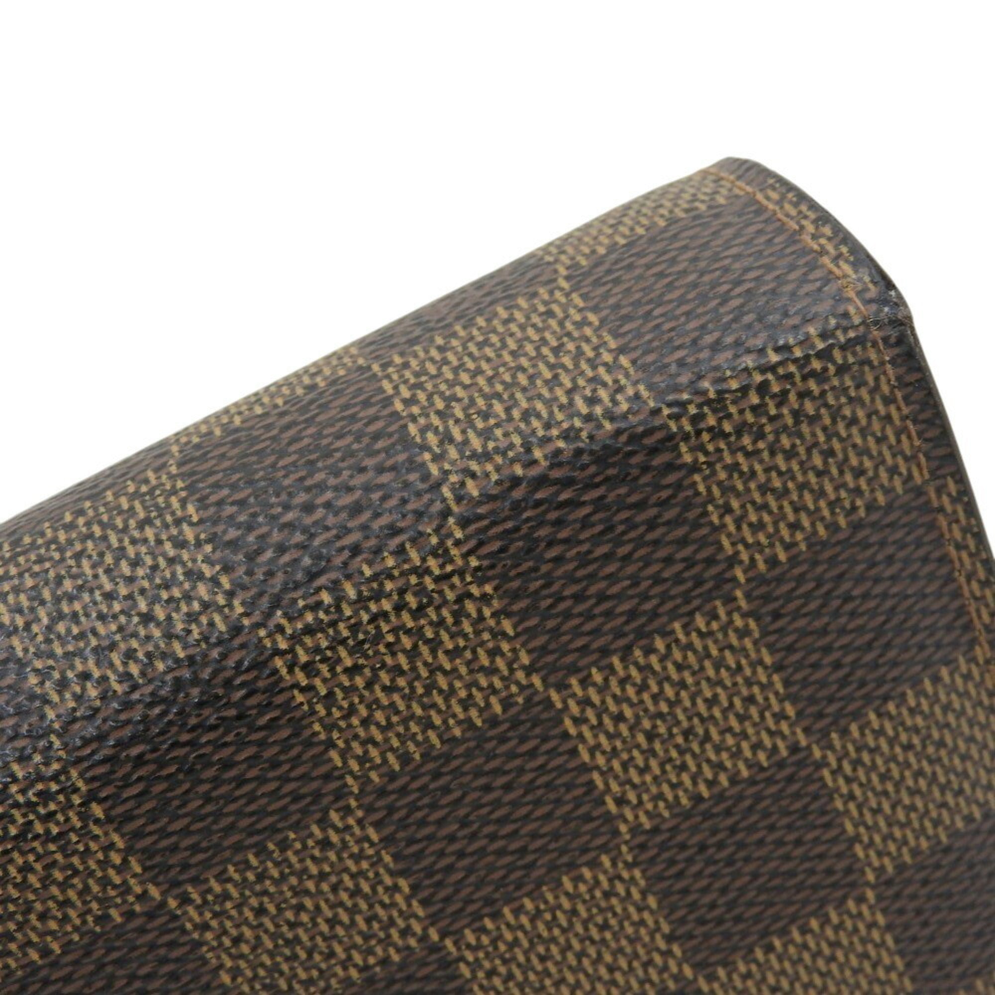 Louis Vuitton Ebene Pvc Long Wallet (Bi-Fold) (Pre-Owned)