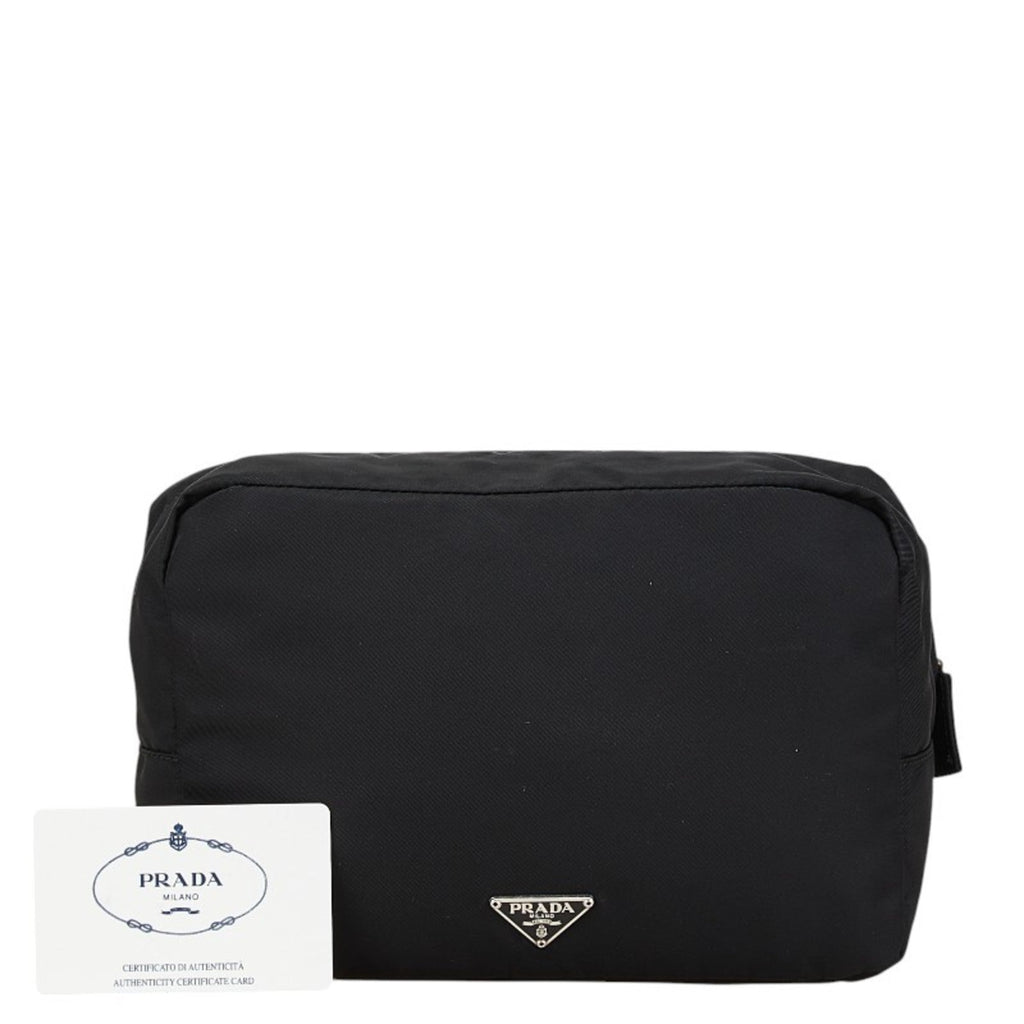 Prada Black Nylon Pouch (Pre-Owned)